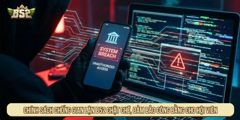 Chính sách chống gian lận B52 chặt chẽ, đảm bảo công bằng cho hội viên